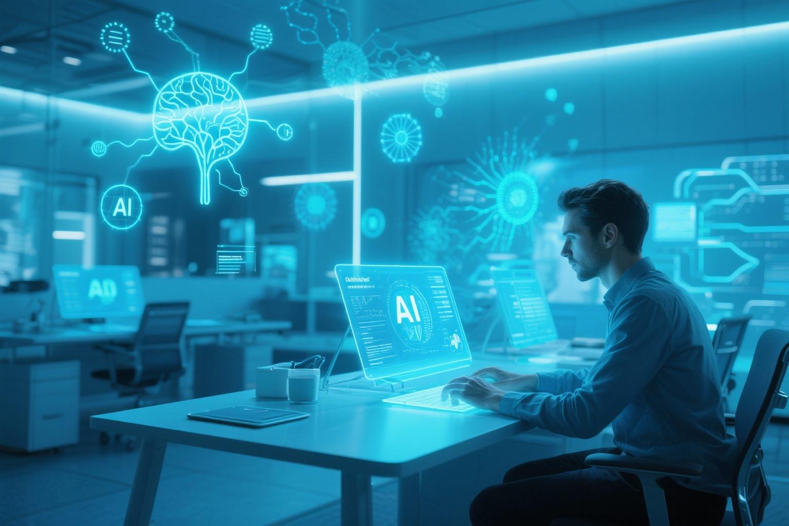 AI Automation Background